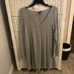 Grey long sleeve dress